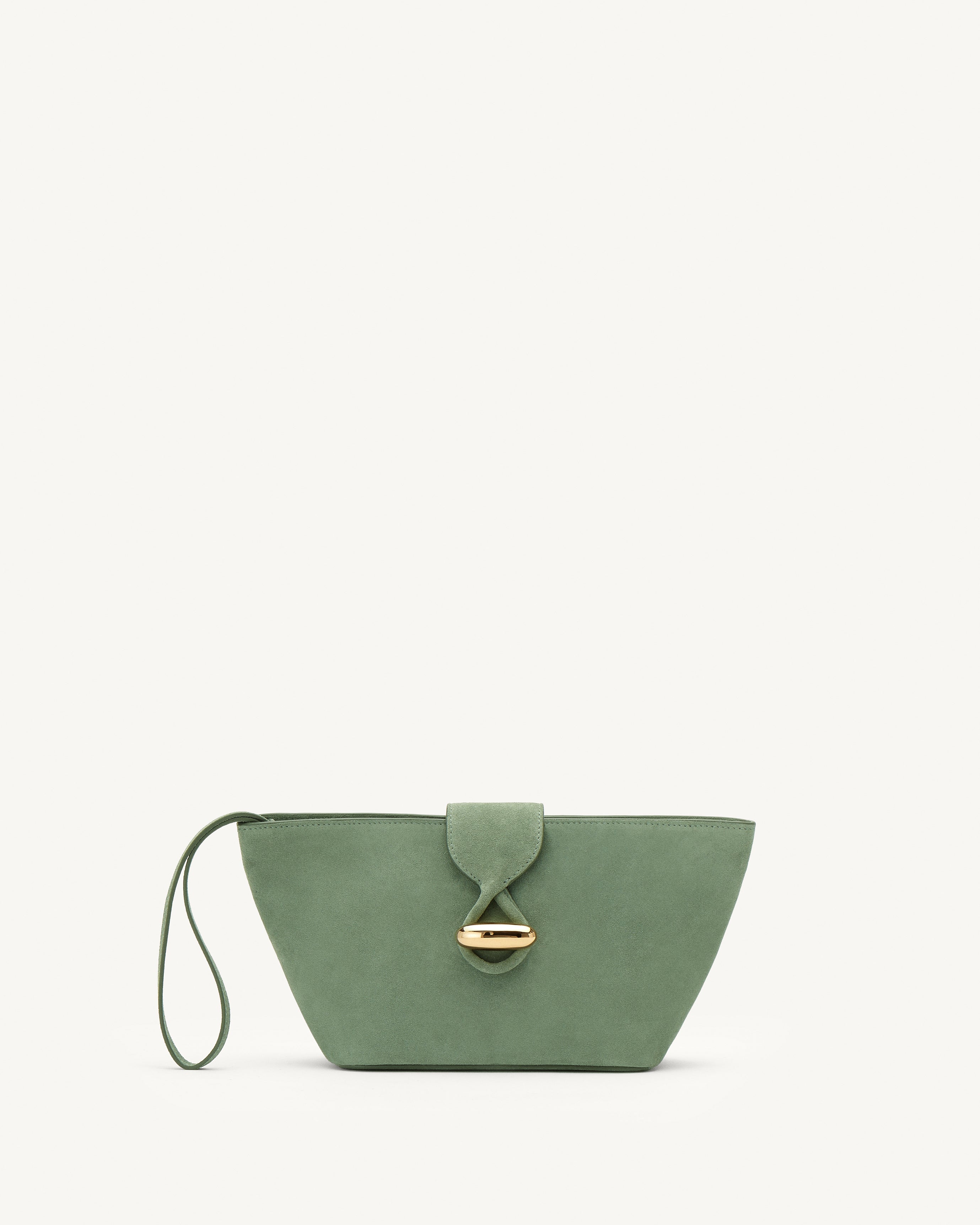 Anello Pouch in Cactus Suede | Savette