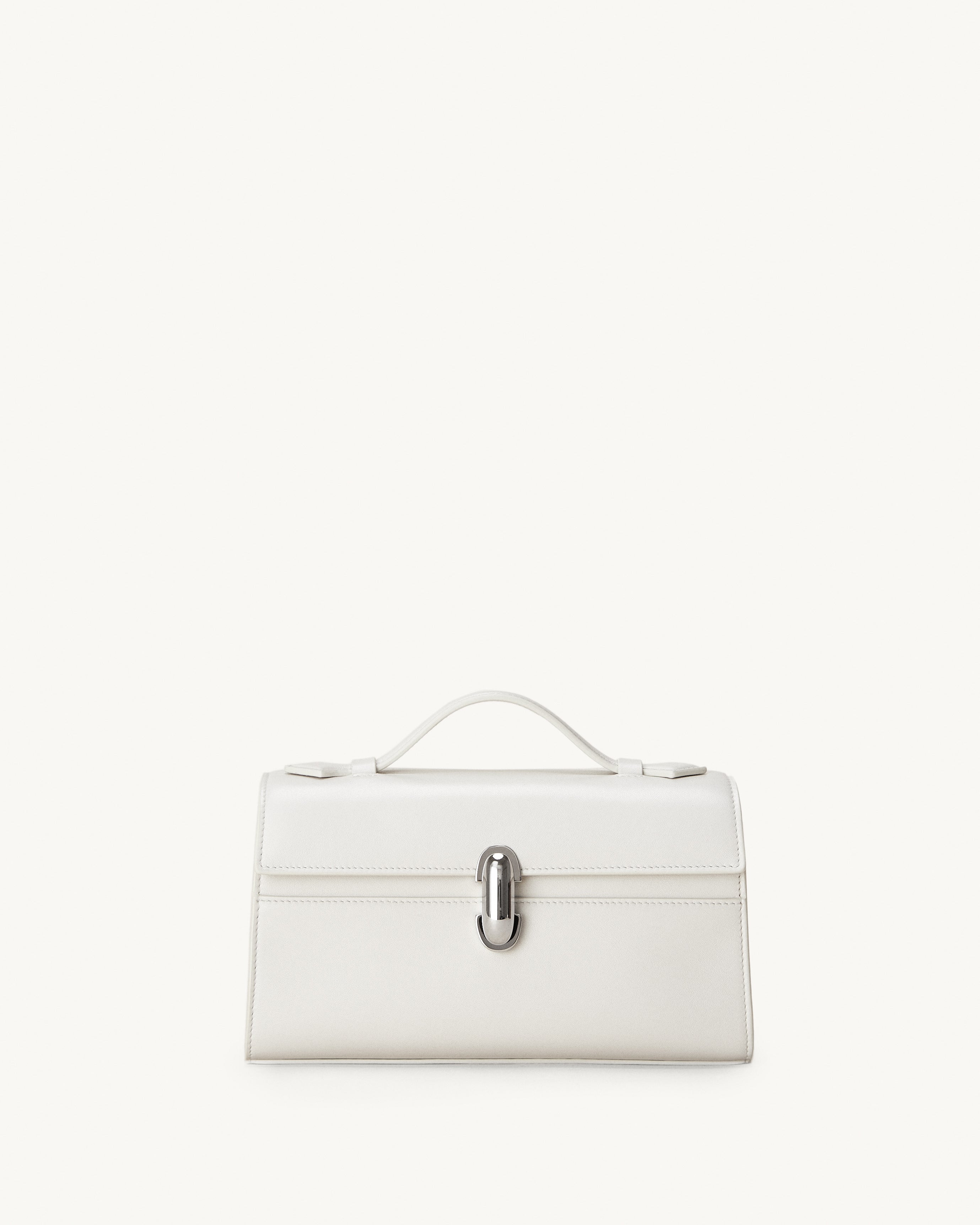 Symmetry Pochette in Ivory Calfskin | Savette