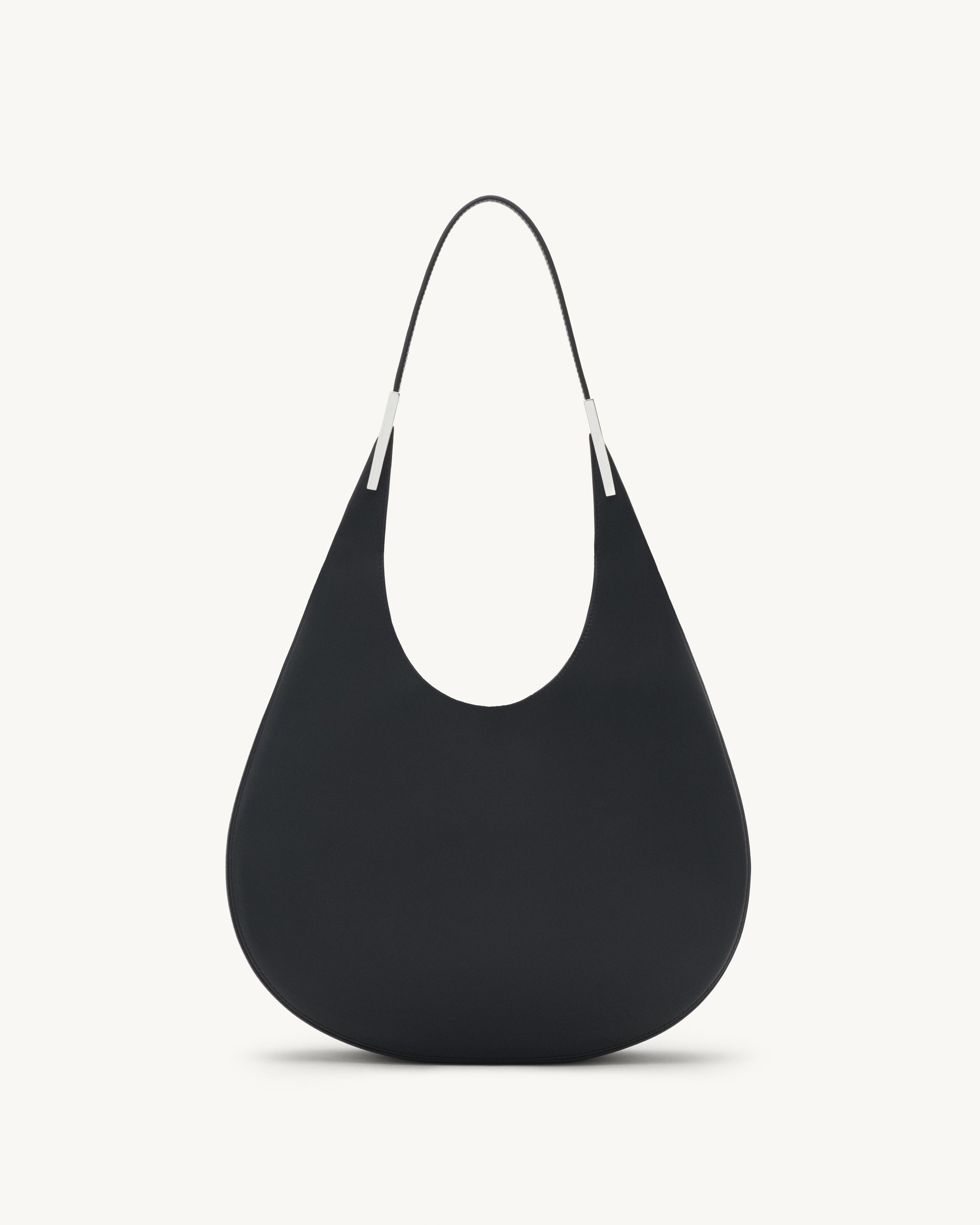 Florence Hobo in Black Calfskin | Savette