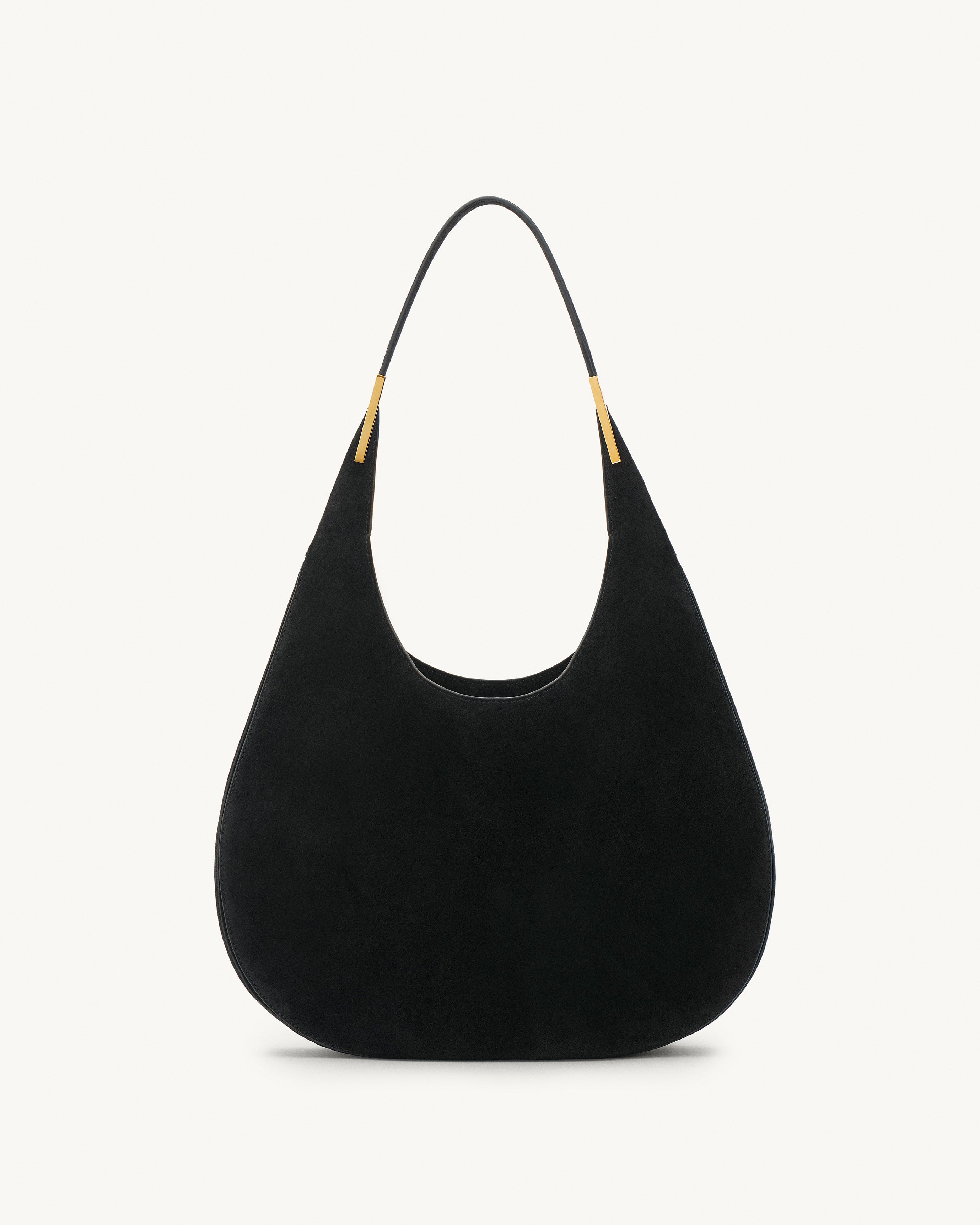 Florence Hobo in Black Suede | Savette