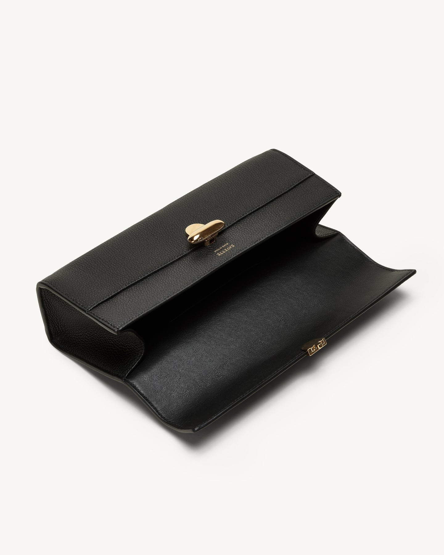 Savette-Slim Pochette Handbag-Unisex-Black