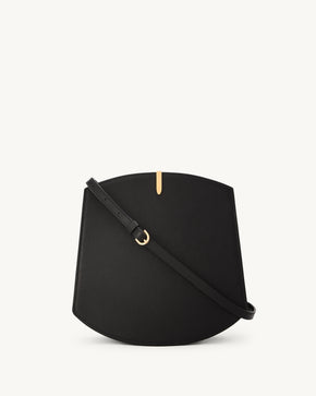 Florence Crossbody in Black Leather