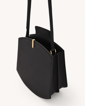 Florence Crossbody in Black Leather