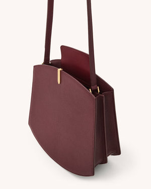 Florence Crossbody in Wine Chevre