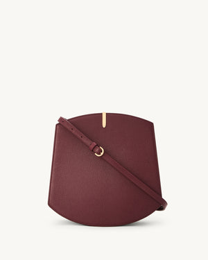 Florence Crossbody in Wine Chevre