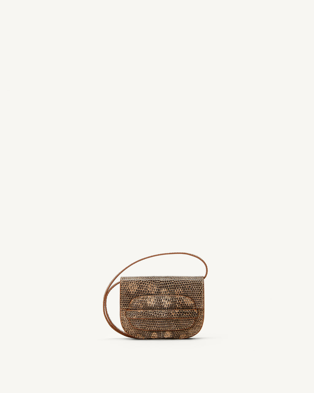 Sport Card Case in Beige Lizard