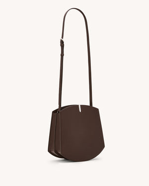 Florence Crossbody in Coffee Leather