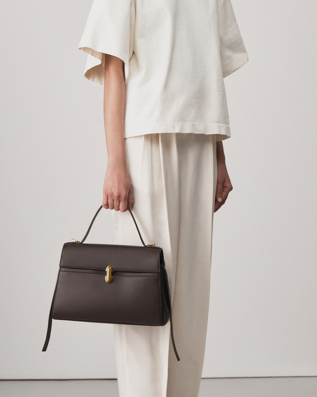 Soft Symmetry Bag in Smooth Leather