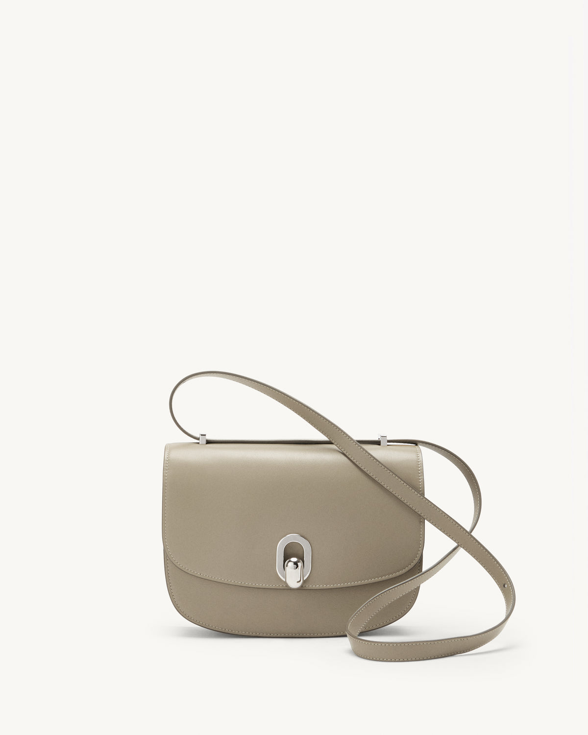 front view of the Tondo 22 handbag in Clay leather 