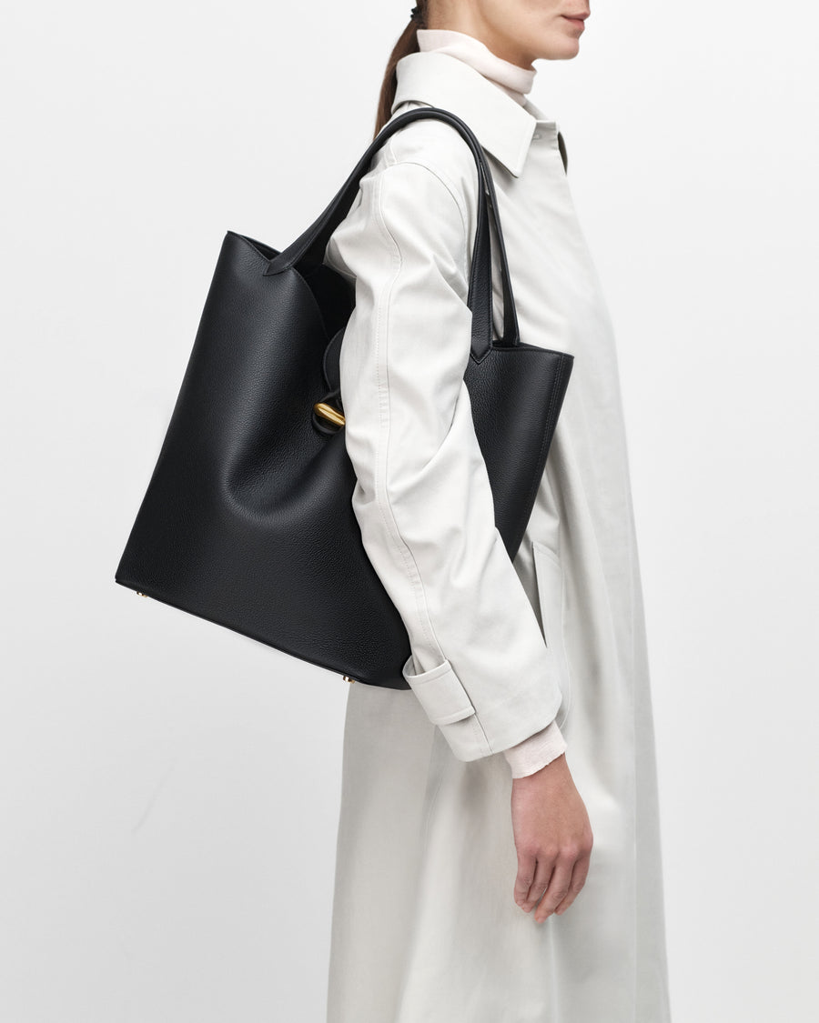Anello Tote in Milled Leather