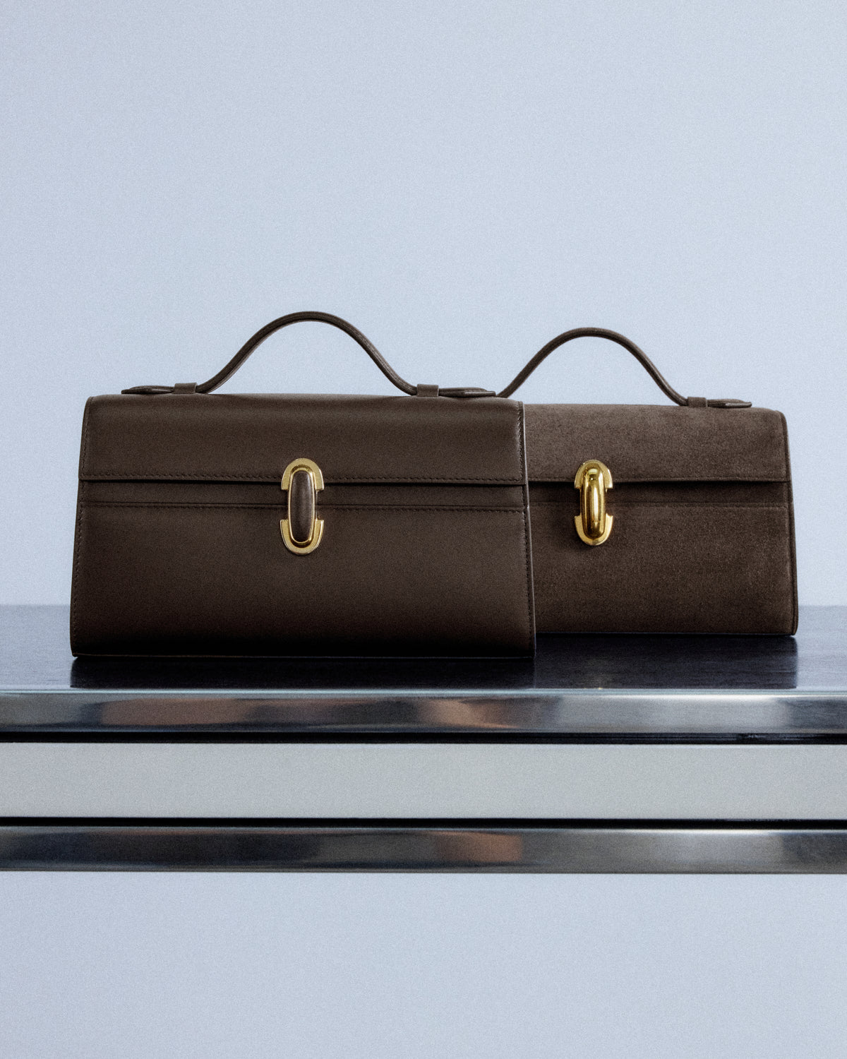 Symmetry Pochette with Leather-Inset Lock