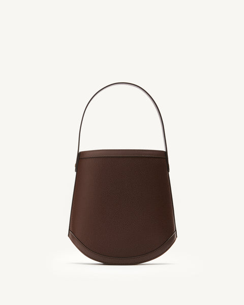 STAUD offers Tan Mini Bissett Bucket Bag