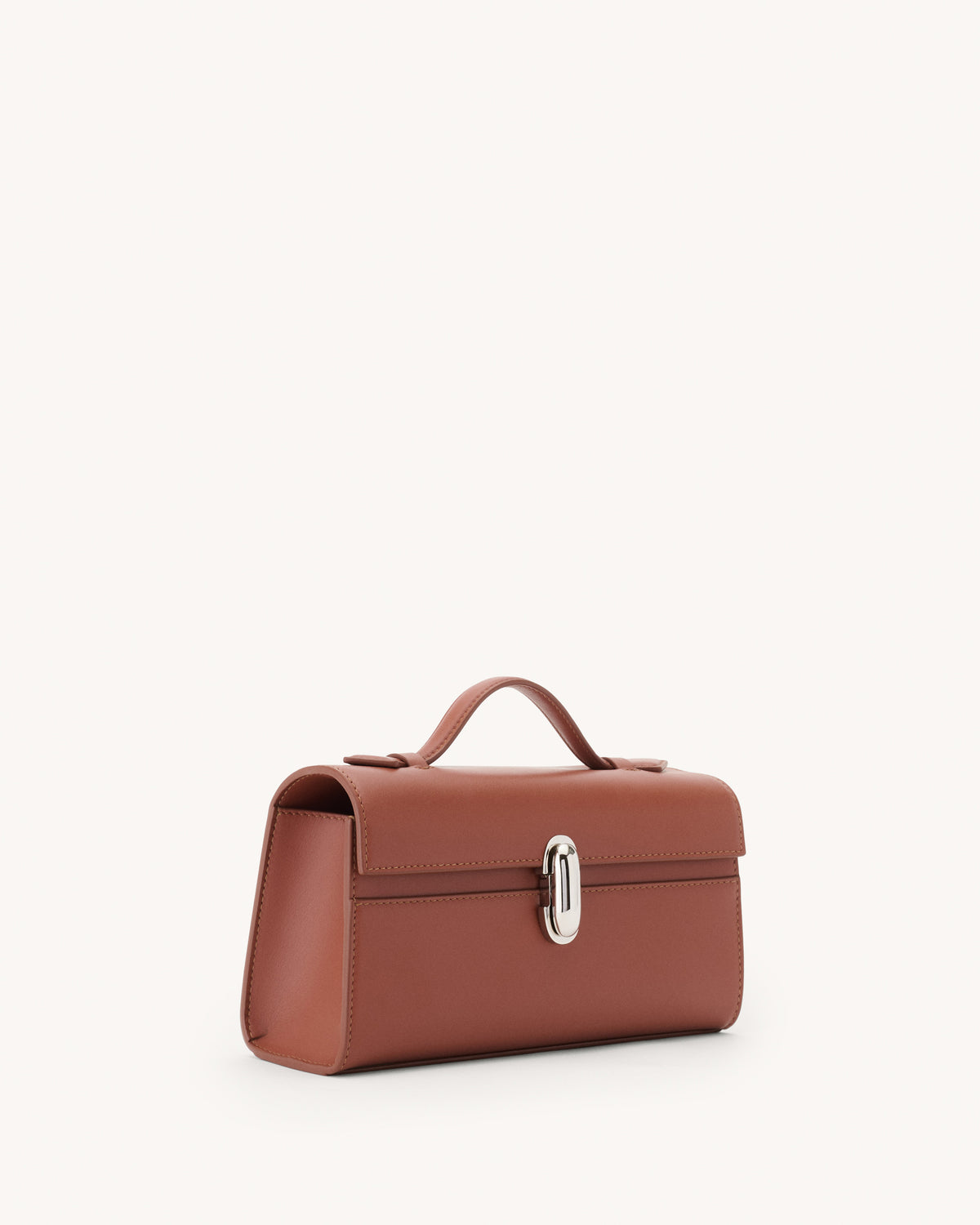Side view of the Symmetry Pochette Handbag in Maple Leather 