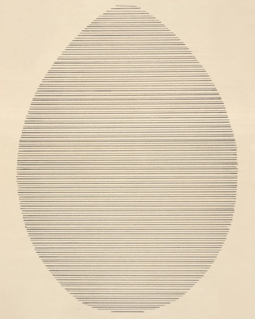 Agnes Martin, The Moment (Egg), 1963